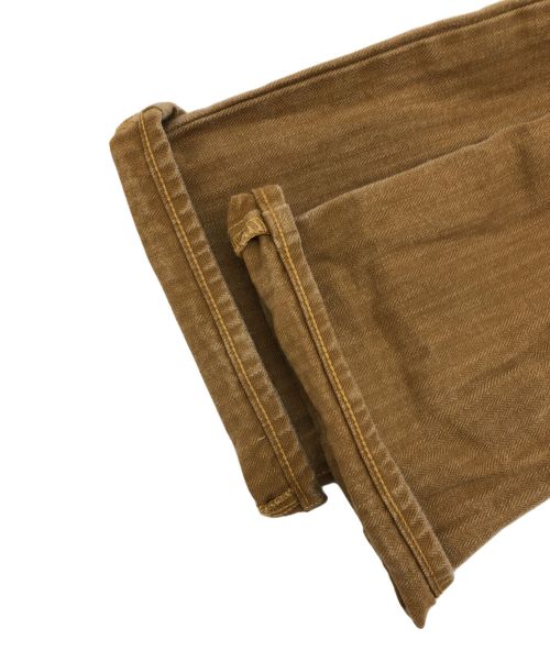 ORGUEIL（オルゲイユ）ORGUEIL (オルゲイユ) ERAL55 (エラル チンクアンタチンクエ) ヘリンボーンダックトラウザー/OR-1007 カーキ サイズ:31の古着・服飾アイテム