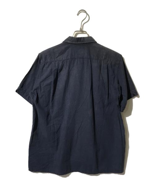 Engineered Garments（エンジニアド ガーメンツ）Engineered Garments (エンジニアードガーメンツ) 製品染め総柄開襟シャツ ネイビー サイズ:Ｓの古着・服飾アイテム