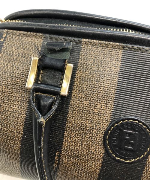 FENDI（フェンディ）FENDI (フェンディ) ペカン柄ミニボストンバッグ ブラウンの古着・服飾アイテム