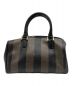 FENDI (フェンディ) ペカン柄ミニボストンバッグ ブラウン：12000円