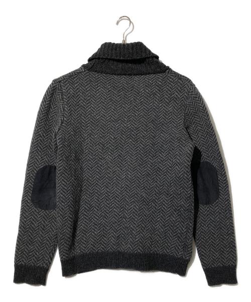 2B3（トゥービーフリー）2B3 (トゥービーフリー) ウールカーディガン ネイビー サイズ:50の古着・服飾アイテム