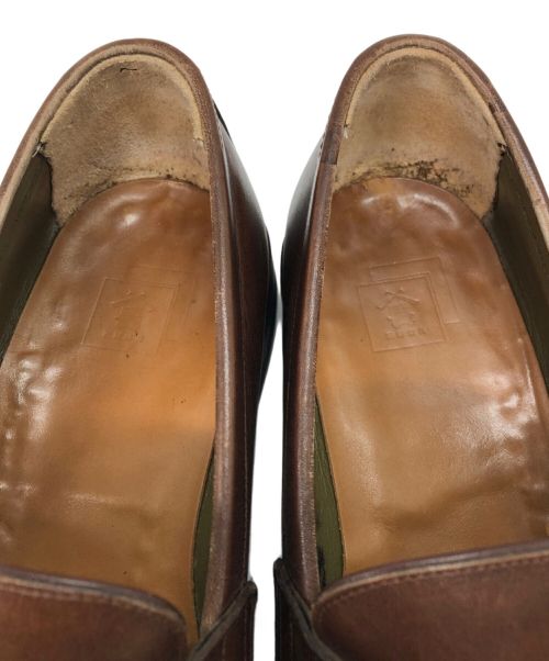 YAGORO（ヤゴロウ）YAGORO (ヤゴロウ) ローファー ブラウン サイズ:9の古着・服飾アイテム