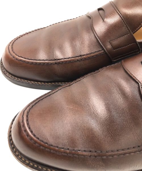 YAGORO（ヤゴロウ）YAGORO (ヤゴロウ) ローファー ブラウン サイズ:9の古着・服飾アイテム