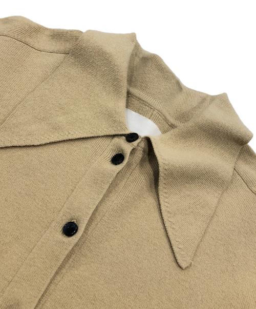 TODAYFUL（トゥデイフル）TODAYFUL (トゥデイフル) ハイゲージニットシャツ ベージュ サイズ:Fの古着・服飾アイテム