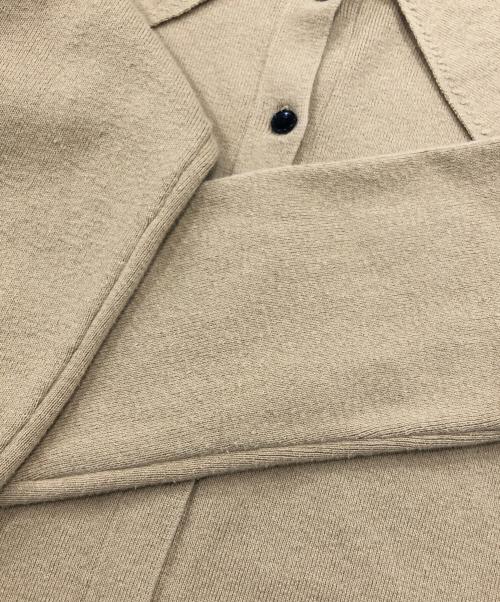 TODAYFUL（トゥデイフル）TODAYFUL (トゥデイフル) ハイゲージニットシャツ ベージュ サイズ:Fの古着・服飾アイテム