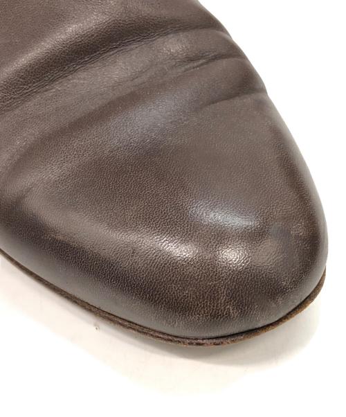 CHANEL（シャネル）CHANEL (シャネル) レザーロングブーツ ブラウン サイズ:36 1/2の古着・服飾アイテム