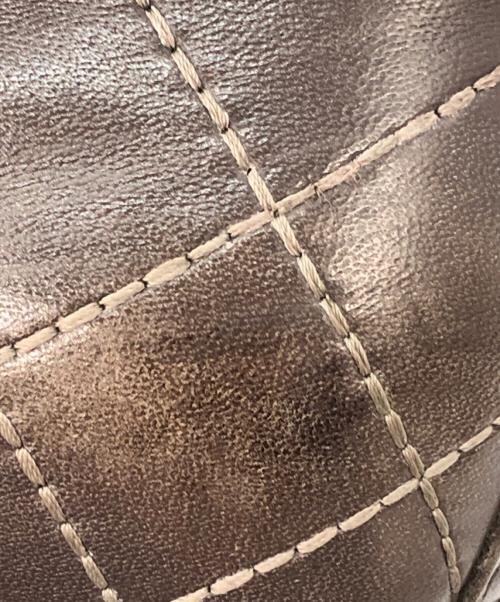 CHANEL（シャネル）CHANEL (シャネル) レザーロングブーツ ブラウン サイズ:36 1/2の古着・服飾アイテム