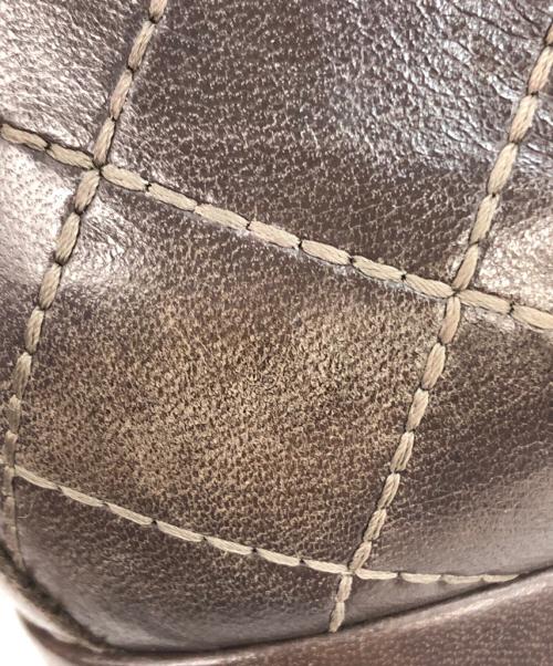 CHANEL（シャネル）CHANEL (シャネル) レザーロングブーツ ブラウン サイズ:36 1/2の古着・服飾アイテム