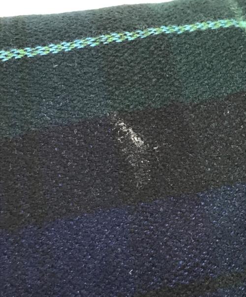 PAUL SMITH（ポールスミス）PAUL SMITH (ポールスミス) ブラックウォッチフーデッド ダウン ネイビー サイズ:Mの古着・服飾アイテム