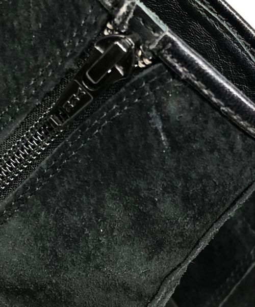 Dr.Martens（ドクターマーチン）Dr.Martens (ドクターマーチン) BEAMS (ビームス) サイドジップスエード8ホールブーツ ブラック サイズ:8の古着・服飾アイテム