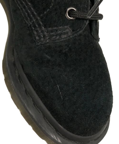 Dr.Martens（ドクターマーチン）Dr.Martens (ドクターマーチン) BEAMS (ビームス) サイドジップスエード8ホールブーツ ブラック サイズ:8の古着・服飾アイテム