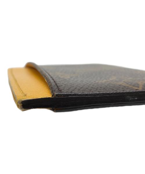 LOUIS VUITTON（ルイ ヴィトン）LOUIS VUITTON (ルイ ヴィトン) ポルト カルト・サーンプル ミモザ イエロー×ブラウンの古着・服飾アイテム