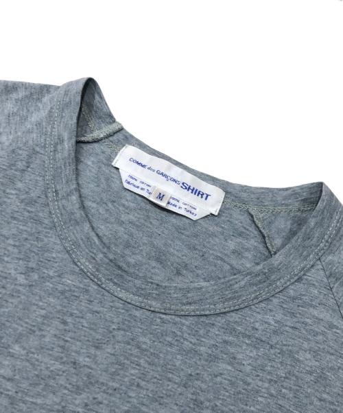COMME des GARCONS SHIRT（コムデギャルソンシャツ）COMME des GARCONS SHIRT (コムデギャルソンシャツ) アーカイブTシャツ グレー サイズ:Ｍの古着・服飾アイテム