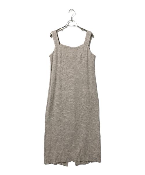 cepie.（セピエ）cepie. (セピエ) リネンレーヨンノースリーブワンピース/RD17D0091000100 グレー サイズ:38の古着・服飾アイテム