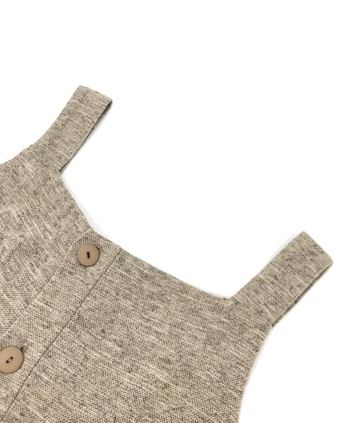 cepie.（セピエ）cepie. (セピエ) リネンレーヨンノースリーブワンピース/RD17D0091000100 グレー サイズ:38の古着・服飾アイテム