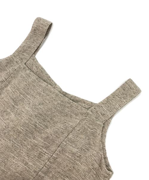 cepie.（セピエ）cepie. (セピエ) リネンレーヨンノースリーブワンピース/RD17D0091000100 グレー サイズ:38の古着・服飾アイテム