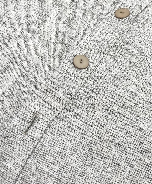 cepie.（セピエ）cepie. (セピエ) リネンレーヨンノースリーブワンピース/RD17D0091000100 グレー サイズ:38の古着・服飾アイテム