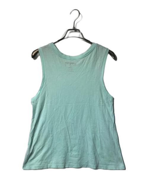 stussy（ステューシー）stussy (ステューシー) ワールドツアーロゴ タンクトップ グリーン サイズ:Sの古着・服飾アイテム