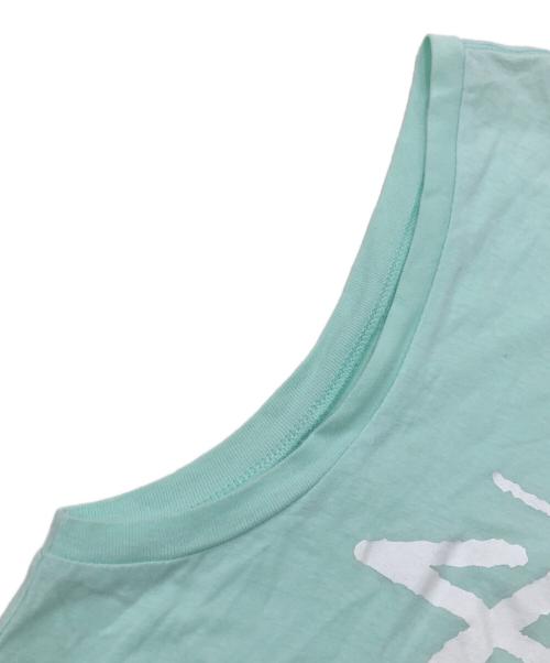 stussy（ステューシー）stussy (ステューシー) ワールドツアーロゴ タンクトップ グリーン サイズ:Sの古着・服飾アイテム