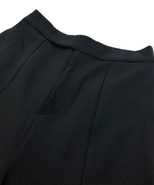 anuans（アニュアンス）anuans (アニュアンス) ダブルストレッチスリットフレアパンツ/1524120056 ブラック サイズ:TALLの古着・服飾アイテム