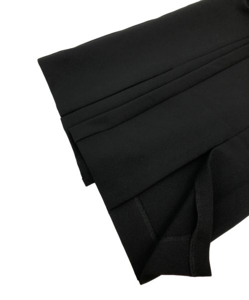 anuans（アニュアンス）anuans (アニュアンス) ダブルストレッチスリットフレアパンツ/1524120056 ブラック サイズ:TALLの古着・服飾アイテム