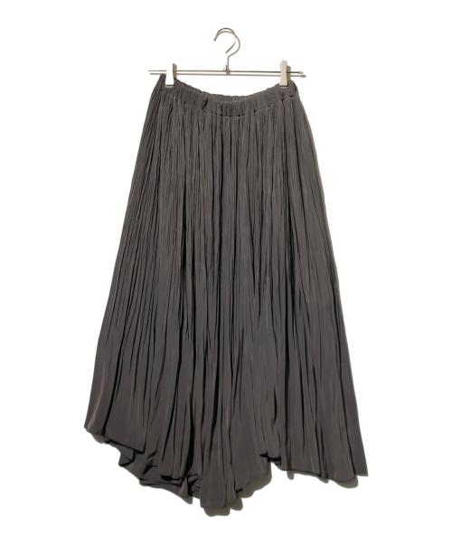 Spick and Span（スピックアンドスパン）Spick and Span (スピックアンドスパン) ランダムプリーツギャザースカート グレー サイズ:Ｆの古着・服飾アイテム