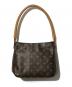 中古・古着 LOUIS VUITTON (ルイ ヴィトン) ルーピングMM　モノグラム ブラウン：52000円