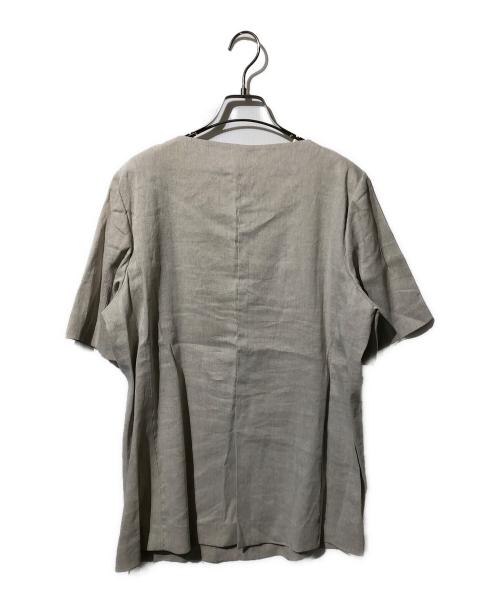 M・Fil（エムフィル）M・Fil (エムフィル) リネン混ブラウス ベージュ サイズ:40の古着・服飾アイテム