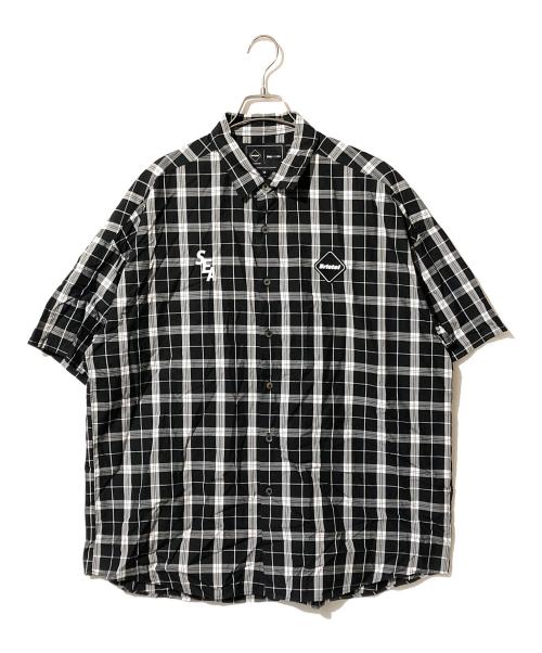 WIND AND SEA（ウィンダンシー）WIND AND SEA (ウィンダンシー) Bristol (ブリストル) 半袖チェックシャツ ブラック サイズ:Mの古着・服飾アイテム