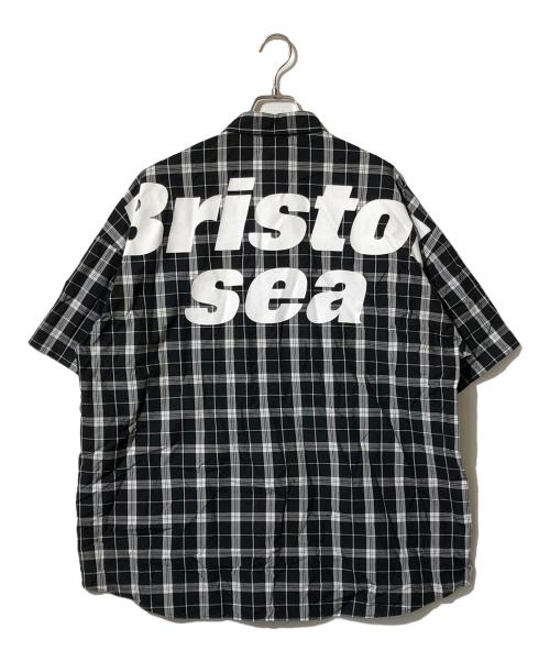WIND AND SEA（ウィンダンシー）WIND AND SEA (ウィンダンシー) Bristol (ブリストル) 半袖チェックシャツ ブラック サイズ:Mの古着・服飾アイテム