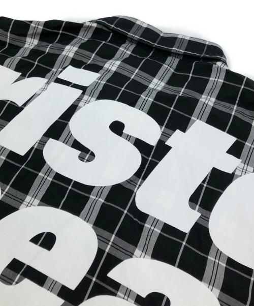 WIND AND SEA（ウィンダンシー）WIND AND SEA (ウィンダンシー) Bristol (ブリストル) 半袖チェックシャツ ブラック サイズ:Mの古着・服飾アイテム