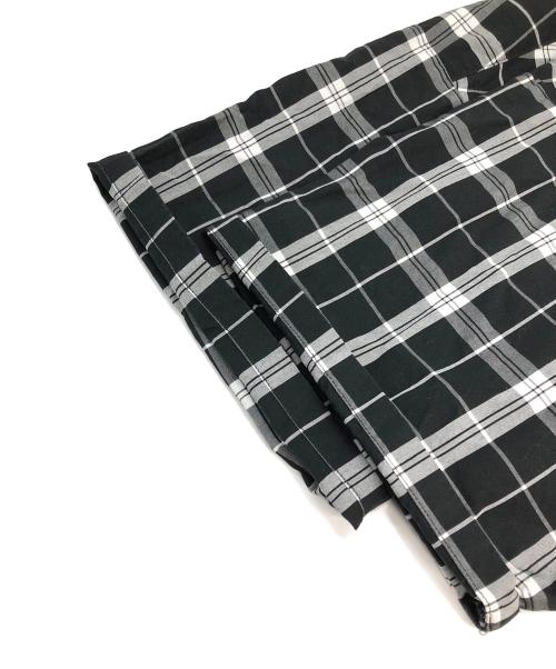 WIND AND SEA（ウィンダンシー）WIND AND SEA (ウィンダンシー) Bristol (ブリストル) 半袖チェックシャツ ブラック サイズ:Mの古着・服飾アイテム