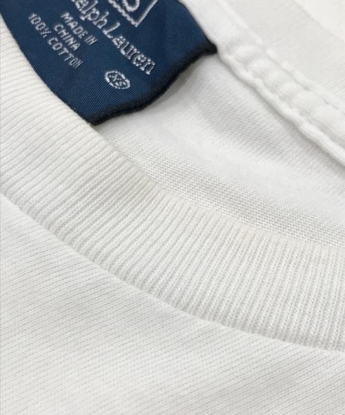 POLO BY RALPH LAUREN（ポロ バイ ラルフローレン）POLO BY RALPH LAUREN (ポロ バイ ラルフローレン) ベア―プリントTシャツ ホワイト サイズ:XSの古着・服飾アイテム