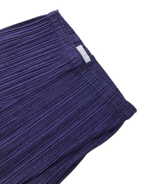 PLEATS PLEASE（プリーツプリーズ）PLEATS PLEASE (プリーツプリーズ) プリーツパンツ パープル サイズ:2の古着・服飾アイテム