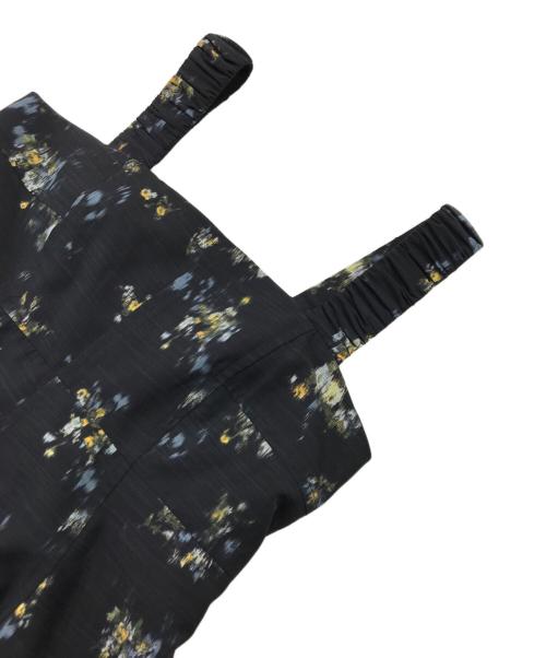 FRAY ID（フレイ アイディー）FRAY ID (フレイ アイディー) ワイドストラップステッチワンピース ブラック 未使用品の古着・服飾アイテム