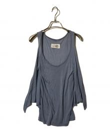 MM6 Maison Margiela（エムエムシックスメゾンマルジェラ）の古着「レーヨンシルクキャミソール」｜ブルー