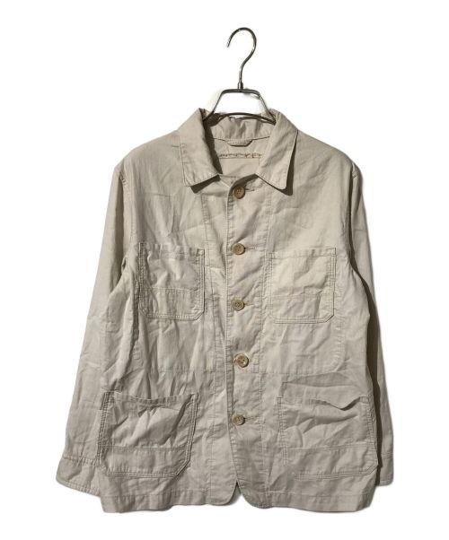 45R（フォーティファイブ・アール）45R (フォーティーファイブアール) 504オックスの908 4ポケットシャツ ベージュ サイズ:Ｆの古着・服飾アイテム