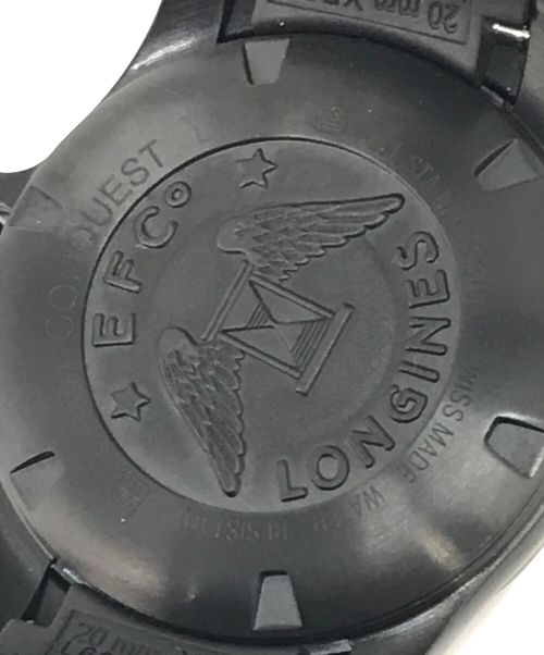LONGINES（ロンジン）LONGINES (ロンジン) コンクエスト  ブラックの古着・服飾アイテム