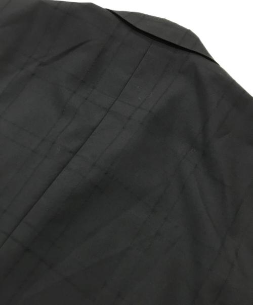 ISSEY MIYAKE MEN（イッセイミヤケメン）ISSEY MIYAKE MEN (イッセイミヤケメン) シャドウチェックウールテーラードジャケット ブラック サイズ:3の古着・服飾アイテム