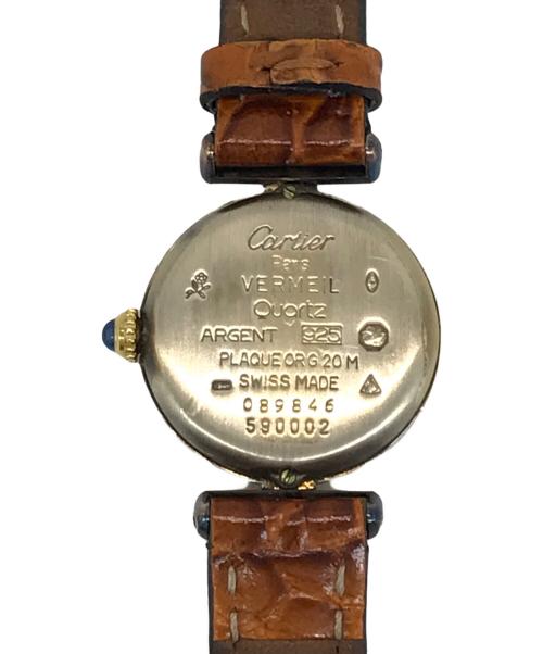 Cartier（カルティエ）Cartier (カルティエ) MUST COLISEE VERMEIL SMALL MODEL/腕時計/時計 ゴールドの古着・服飾アイテム