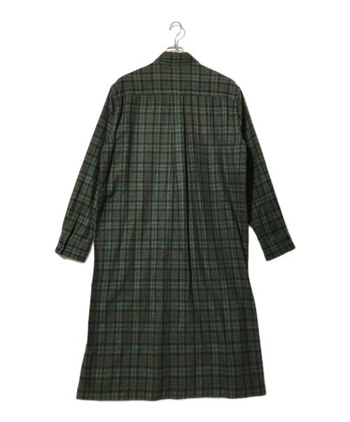 KENZO（ケンゾー）KENZO (ケンゾー) Long Overshirt グリーン サイズ:Lの古着・服飾アイテム