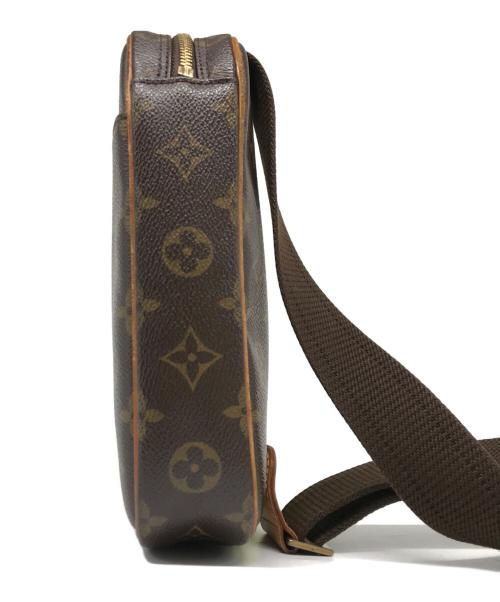 LOUIS VUITTON（ルイ ヴィトン）LOUIS VUITTON (ルイ ヴィトン) ポシェットガンジュ モノグラム ボディバッグ ブラウンの古着・服飾アイテム