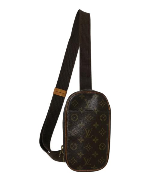 LOUIS VUITTON（ルイ ヴィトン）LOUIS VUITTON (ルイ ヴィトン) ポシェットガンジュ モノグラム ボディバッグ ブラウンの古着・服飾アイテム