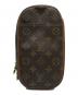LOUIS VUITTON（ルイ ヴィトン）の古着「ポシェットガンジュ モノグラム ボディバッグ」｜ブラウン