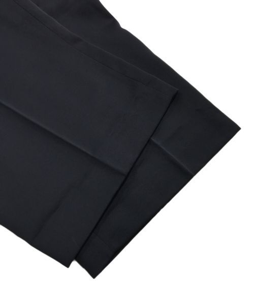 TODAYFUL（トゥデイフル）TODAYFUL (トゥデイフル) ダブルタックサテントラウザース ブラック サイズ:36の古着・服飾アイテム