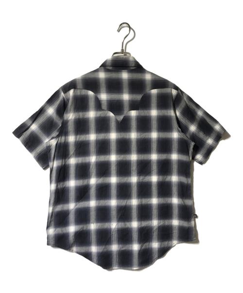 Rockmount Ranch Wear（ロックマウントランチウェア）Rockmount Ranch Wear (ロックマウントランチウェア) オンブレチェックウエスタンシャツ ブルー サイズ:不明の古着・服飾アイテム