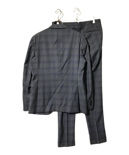 BOGLIOLI（ボリオリ）BOGLIOLI (ボリオリ) ボリオリウールウーステッド2Bセットアップスーツ ブルー サイズ:48の古着・服飾アイテム