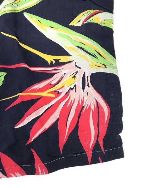 Sun Surf（サンサーフ）Sun Surf (サンサーフ) 実名復刻 keoni of hawaii/アロハシャツ ネイビー サイズ:Mの古着・服飾アイテム