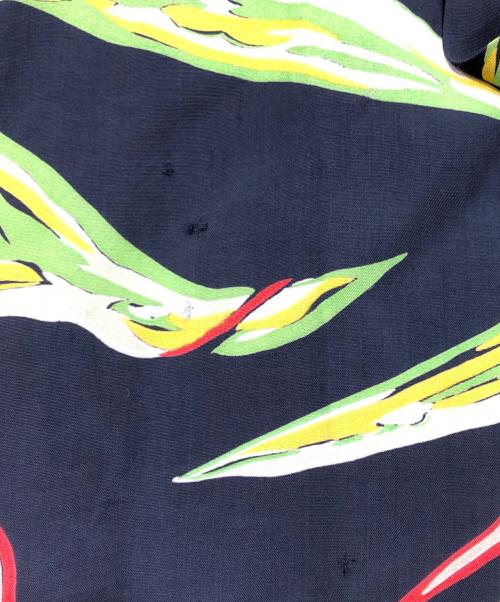 Sun Surf（サンサーフ）Sun Surf (サンサーフ) 実名復刻 keoni of hawaii/アロハシャツ ネイビー サイズ:Mの古着・服飾アイテム
