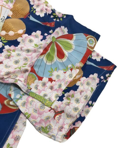 Sun Surf（サンサーフ）Sun Surf (サンサーフ) アロハシャツ ブルー×ピンク サイズ:Sの古着・服飾アイテム